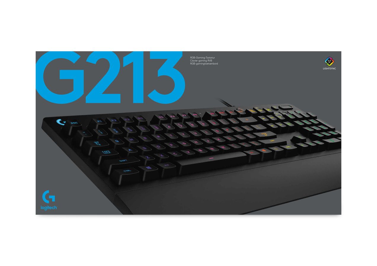 Logitech G213 Prodigy Gaming Keyboard - Azerty BE