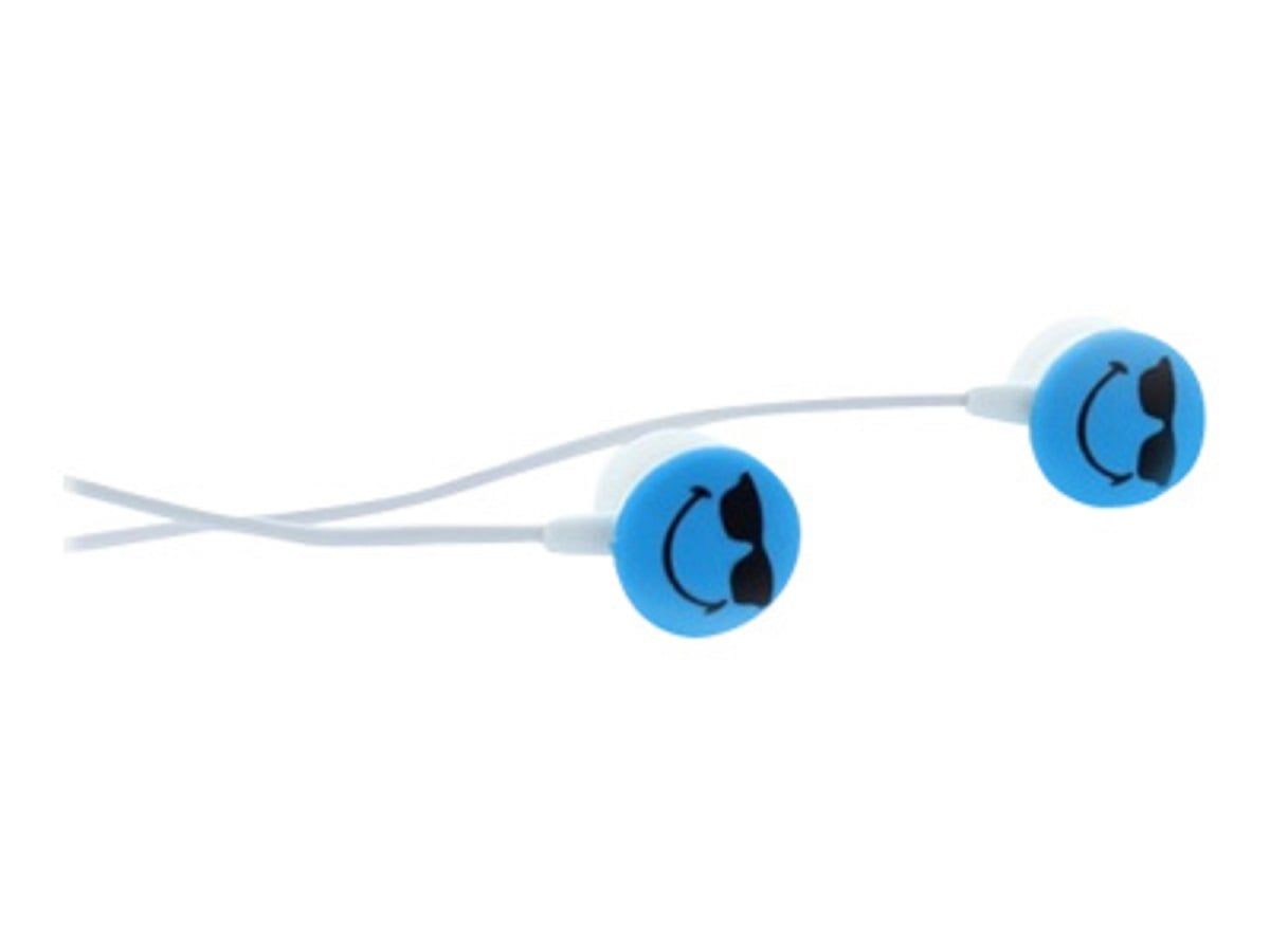 Smiley World - Ecouteurs intra-auriculaires Color Therapy - Bleu