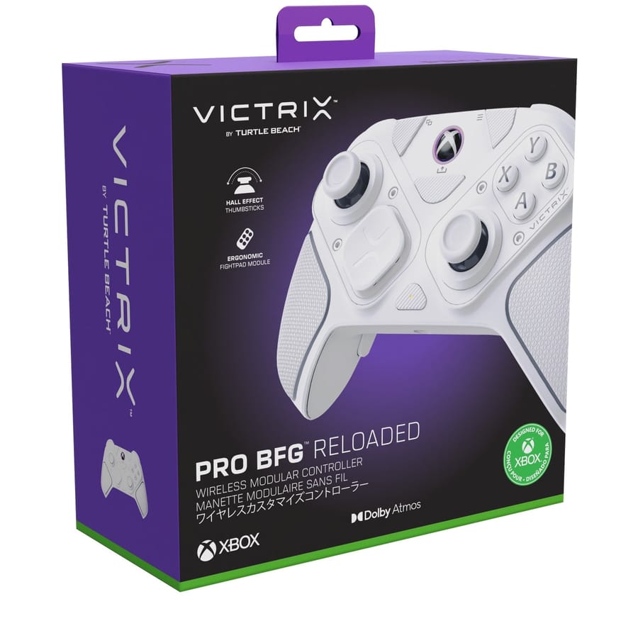 Victrix Pro BFG Reloaded Wireless Modular Controller White for Xbox Series X|S, Xbox One, PC, Mac, Mobile & Smart TV
