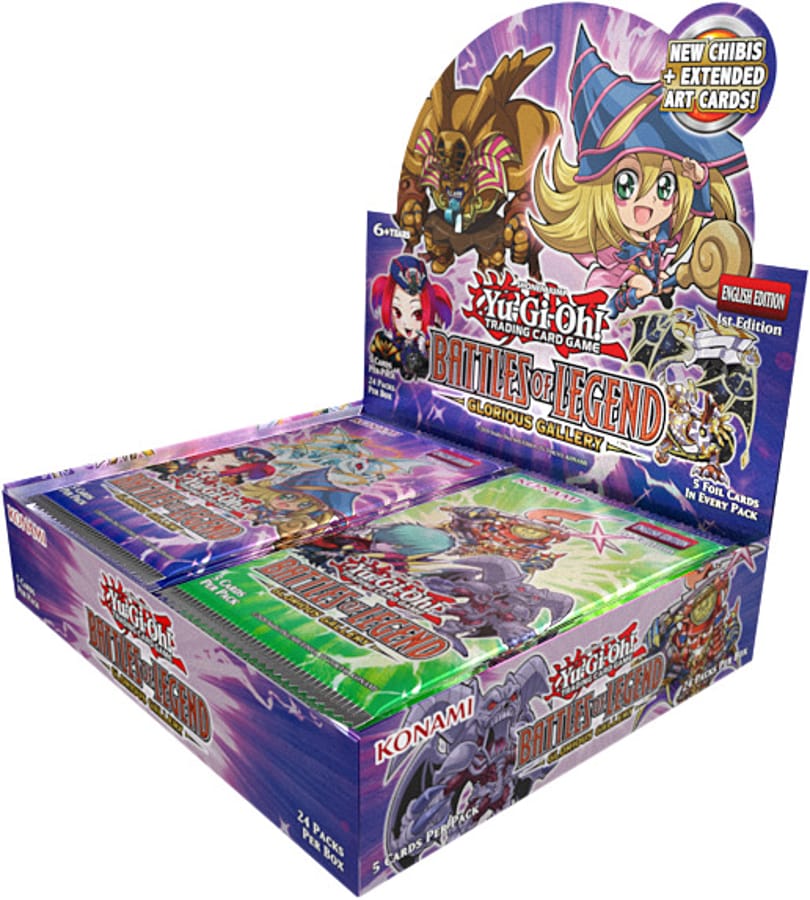 Yu-Gi-Oh! TCG - Battles of Legend: Glorious Gallery Booster Pack Display (24 Boosters) - UK