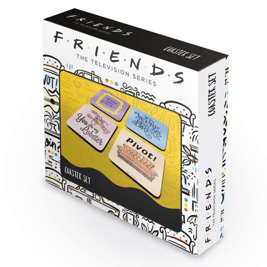 Friends Quates - Citaten 4 Onderzetters  - Set
