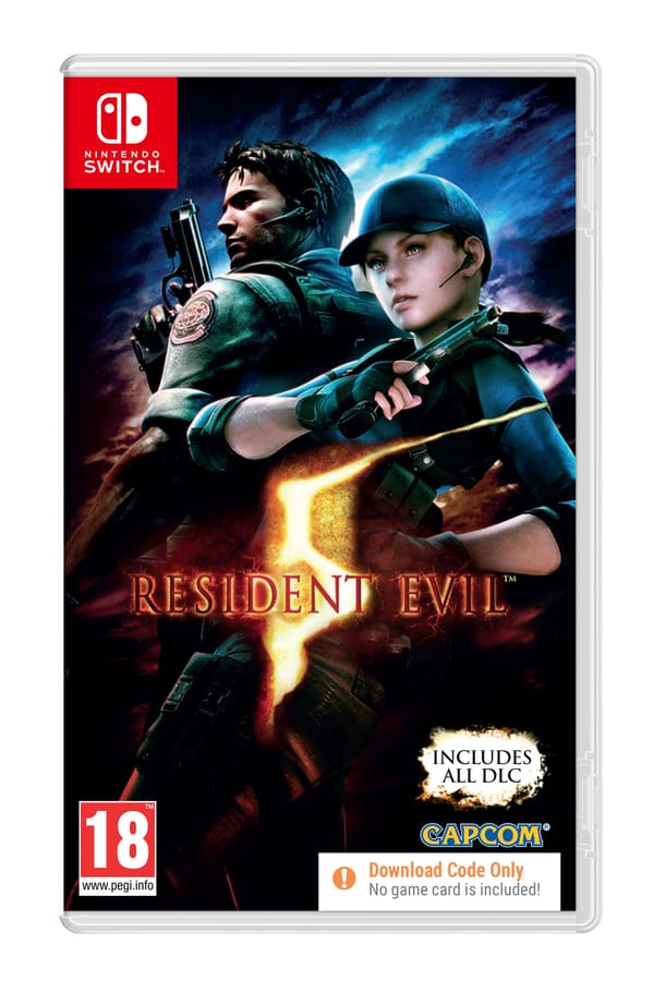 Resident Evil 5 (Code-in-a-box) - Nintendo Switch version