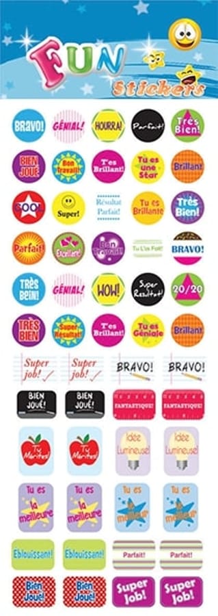 Fun Rewards Stickers (in French)