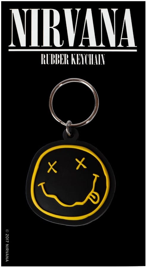 Nirvana - Smile Rubber Keychain