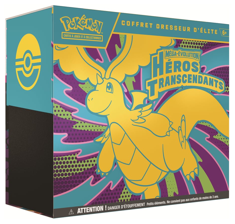 Pokémon JCC : Coffret Dresseur d'Élite Méga-Évolution - ME2.5 Héros Transcendants - FR