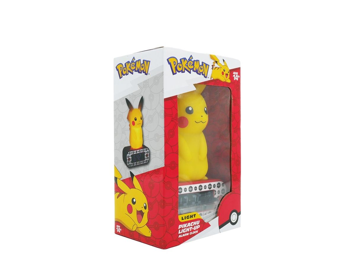 Pokémon - Light-up Digital Alarm Clock Pikachu