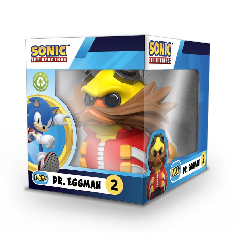 Numskull - Best of TUBBZ Pato de baño en caja - Sonic the Hedgehog - Dr Eggman - 9cm