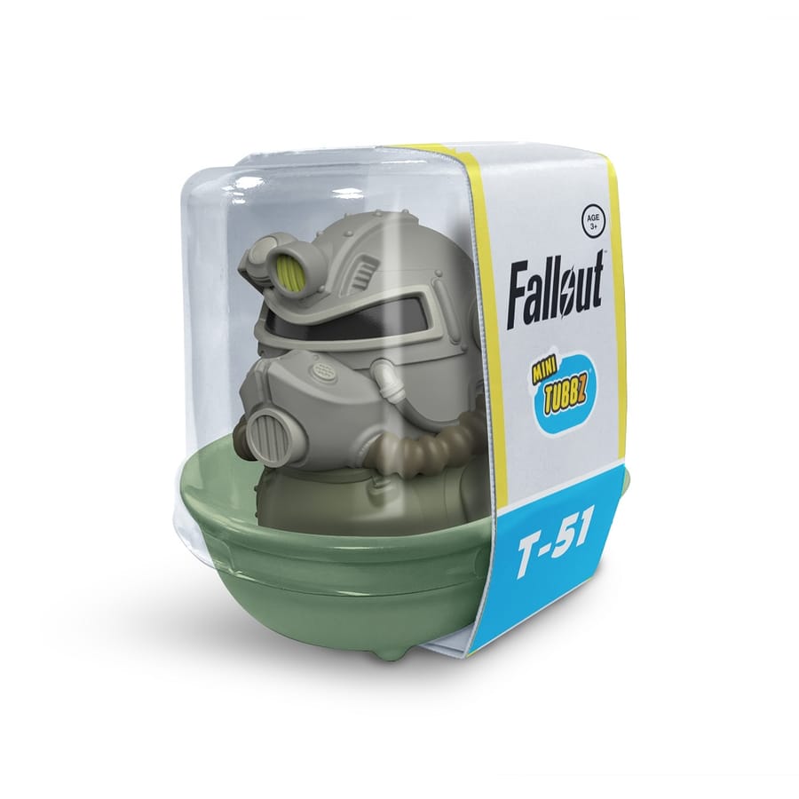 Numskull - Mini TUBBZ Pato de Baño - Fallout - T-51 (Edición Bañera) - 5cm