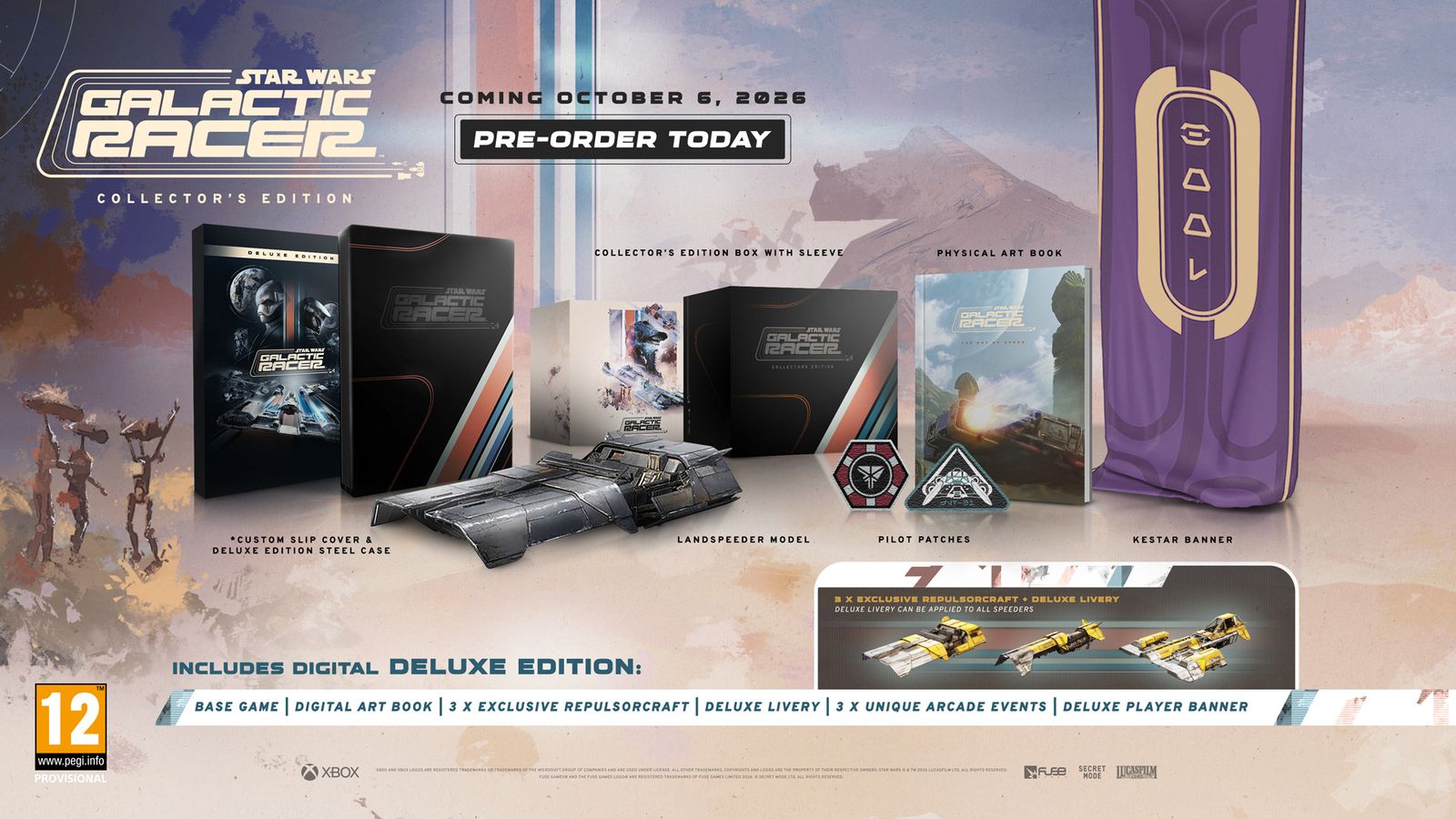 STAR WARS: Galactic Racer - Collector's Edition - Xbox Series X version