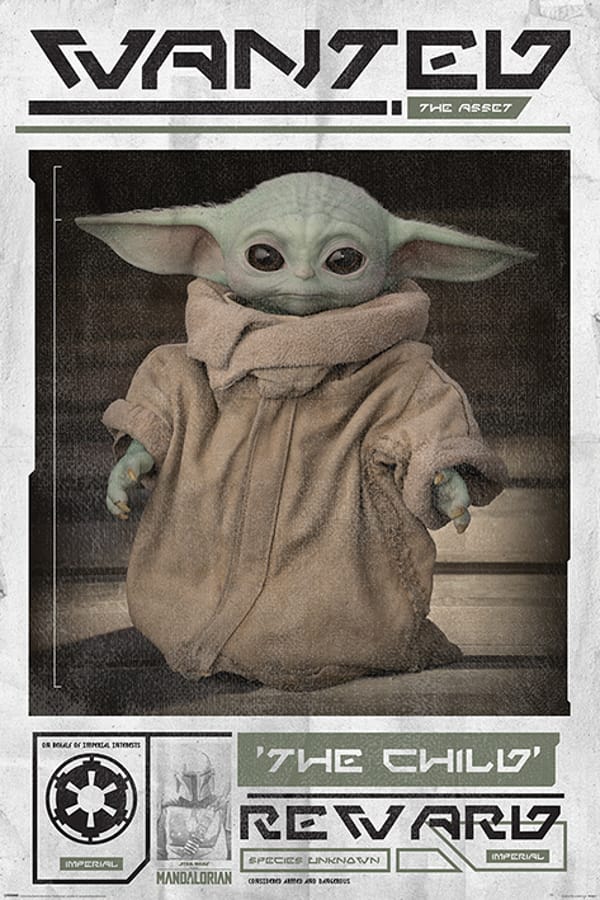 Star Wars: The Mandalorian - The Child Wanted Maxi Poster