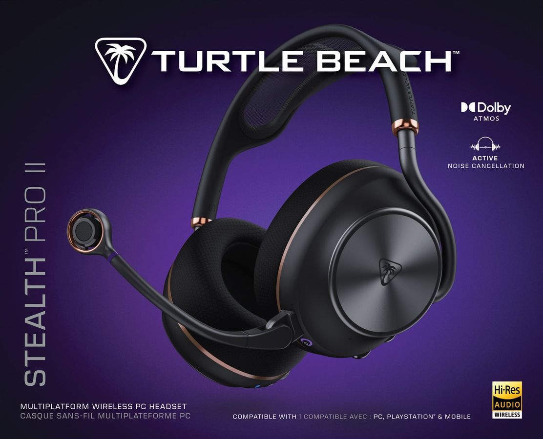 Turtle Beach - Stealth Pro II Multiplatform Wireless Headset Black for PC, PlayStation & Bluetooth Mobile Devices