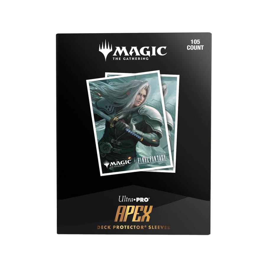 Ultra Pro - Magic: The Gathering - Universes Beyond: Final Fantasy - Sachet de 105 protèges cartes illustrés Apex Sephiroth - UK