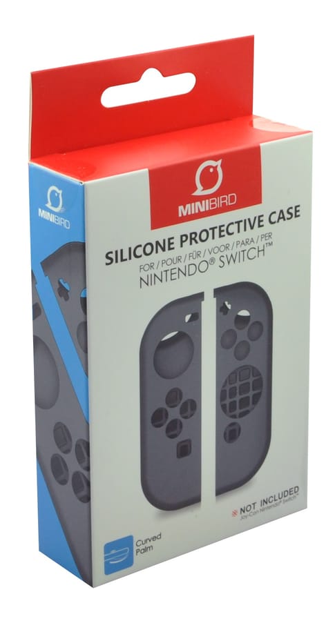MiniBird - Boîtier de protection en silicone compatible avec les manettes Joy-Con de Nintendo Switch