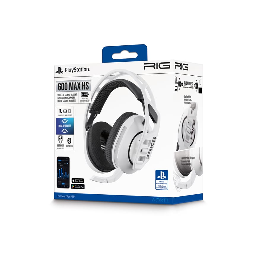 Nacon - RIG 600 MAX HSW Wireless Gaming Headset White