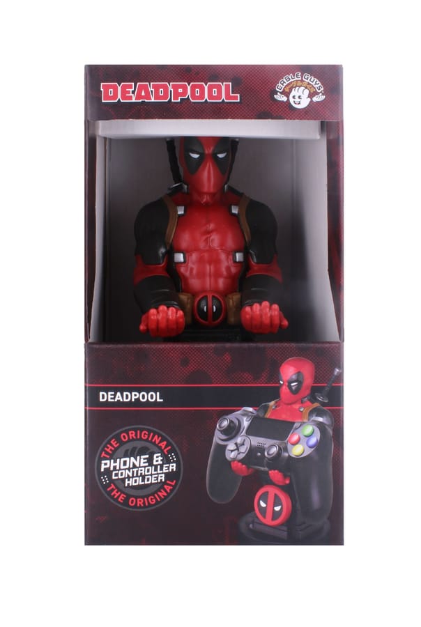 Cable Guys - Marvel - Deadpool Buste Support Chargeur pour Téléphone et Manette