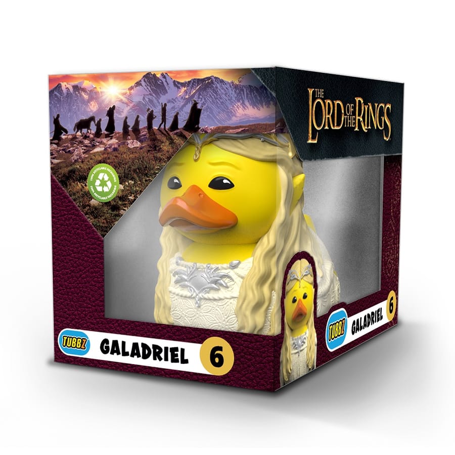 Numskull - Best of TUBBZ Boîte Canard de bain - Le Seigneur des Anneaux - Galadriel - 9cm