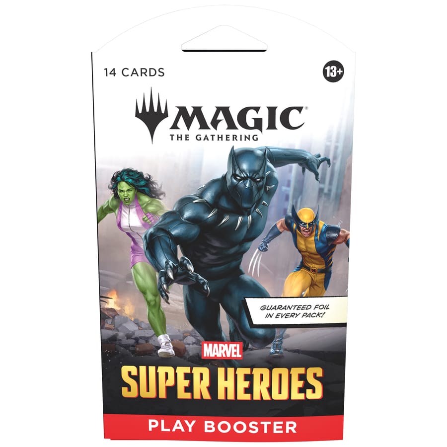 Magic: The Gathering - Marvel Super Heroes Play Booster (Carboard Blister) - UK