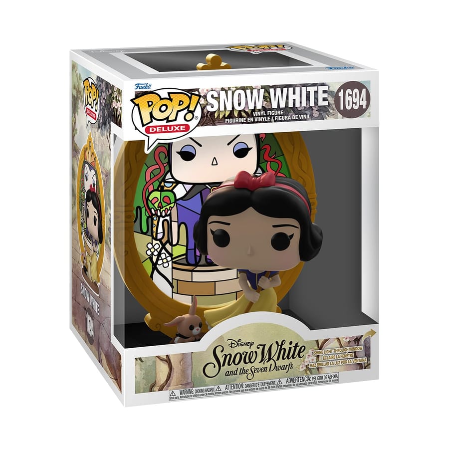 Funko Pop! Deluxe: Snow White and the Seven Dwarfs - Snow White (Evil Queen Stained Glass)