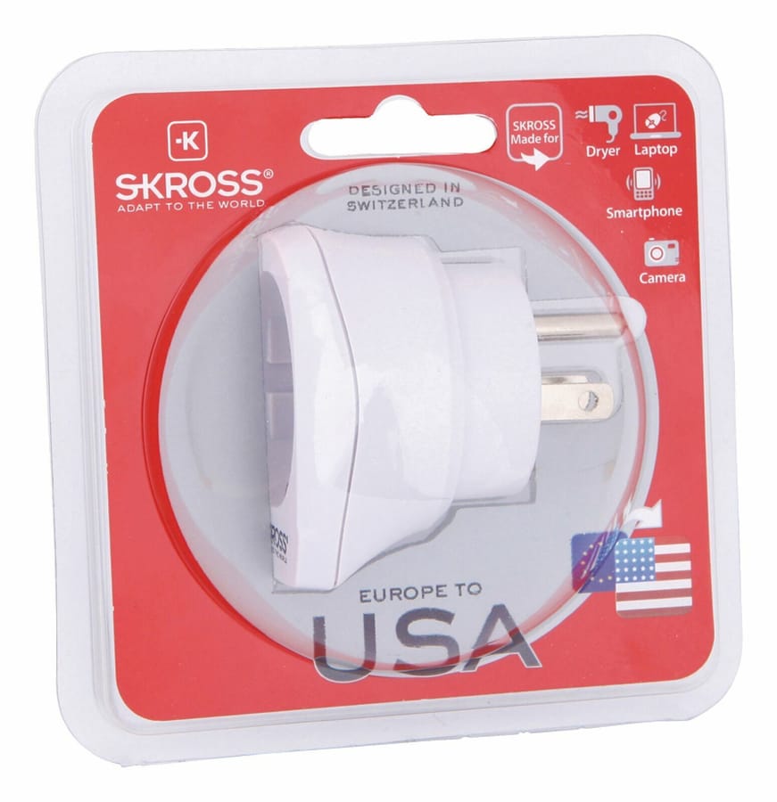 Skross Country Travel Adapter Europe to USA