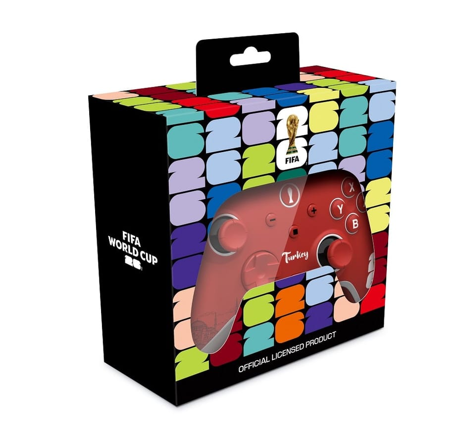 FIFA WorldCup 26 - AURORA+ Manette sans fil Turquie pour Switch, Switch 2, PC, Android et IOS