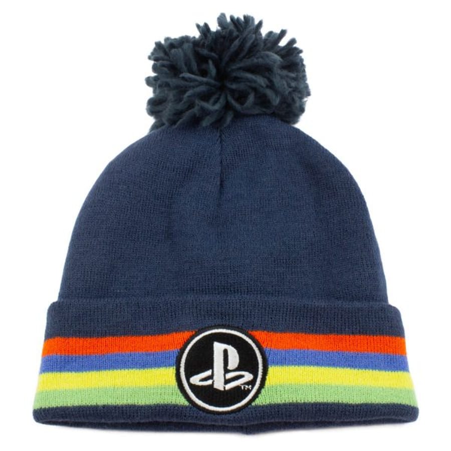 PlayStation - Bonnet Bleu marine Logo