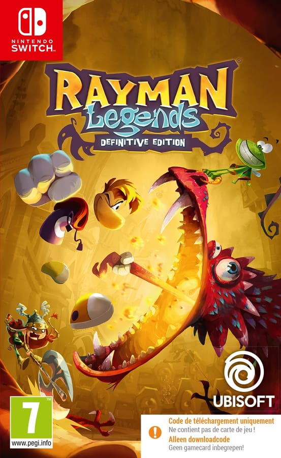 Rayman Legends Definitive Edition (Code-in-a-box) - Nintendo Switch version