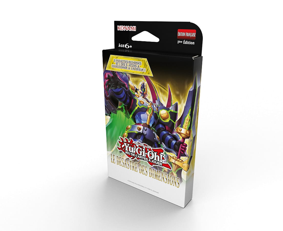 Yu-Gi-Oh! JCC - Pack de 3 Boosters Le Désastre des Dimensions (Blister cartonné) - Produit exclusif GSA-GSS - FR