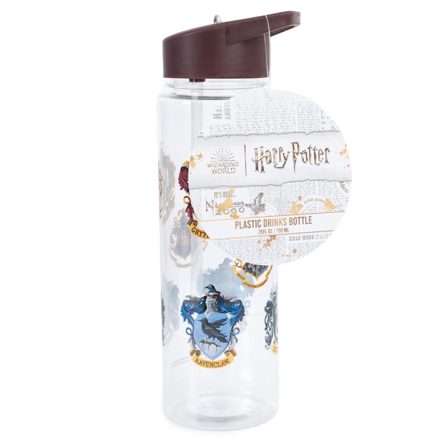 Harry Potter - Bottiglia di Plastica (Colourful Crest)