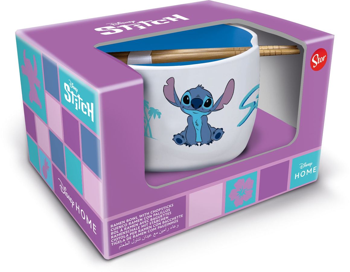 Disney - Stitch Ramen Bowl with Chopsticks