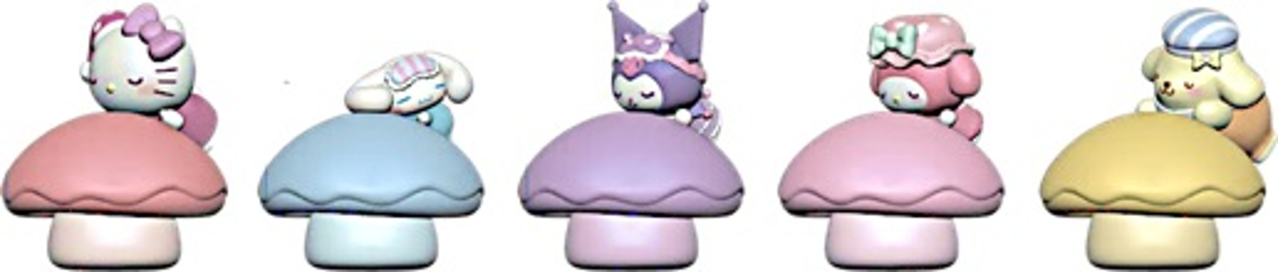 YuMe - Hello Kitty and Friends - Bedside Light Little Mushroom Light Series (Display 12 units)