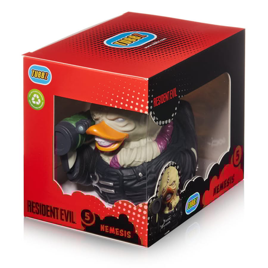 Numskull - Best of TUBBZ Boxed Bath Duck - Resident Evil - Nemesis - 9cm