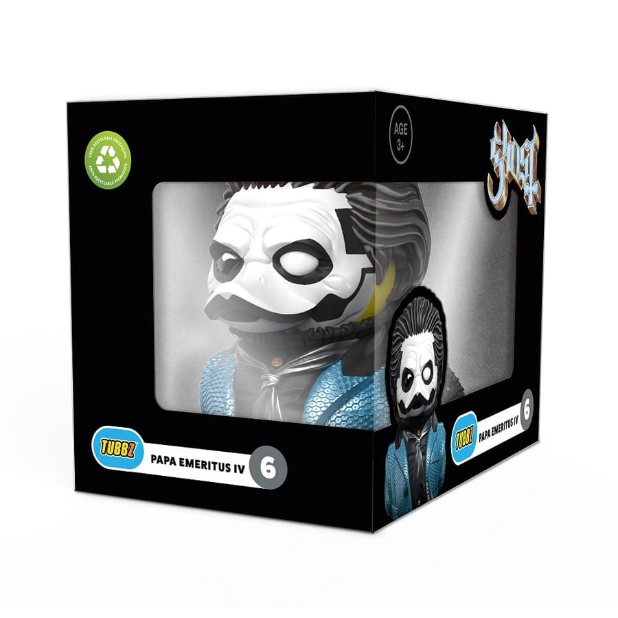 Numskull - Best of TUBBZ Boîte Canard de bain - Ghost - Papa Emeritus IV - 9cm
