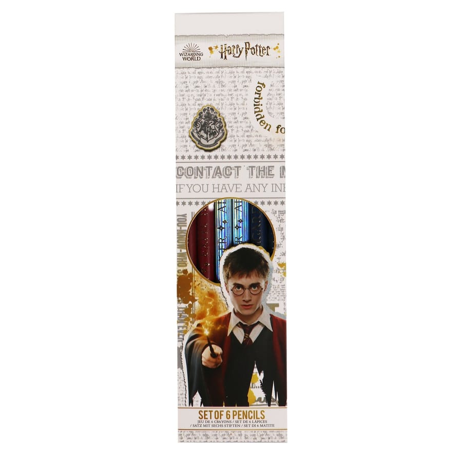 Harry Potter - Ensemble de 6 crayons Baguettes