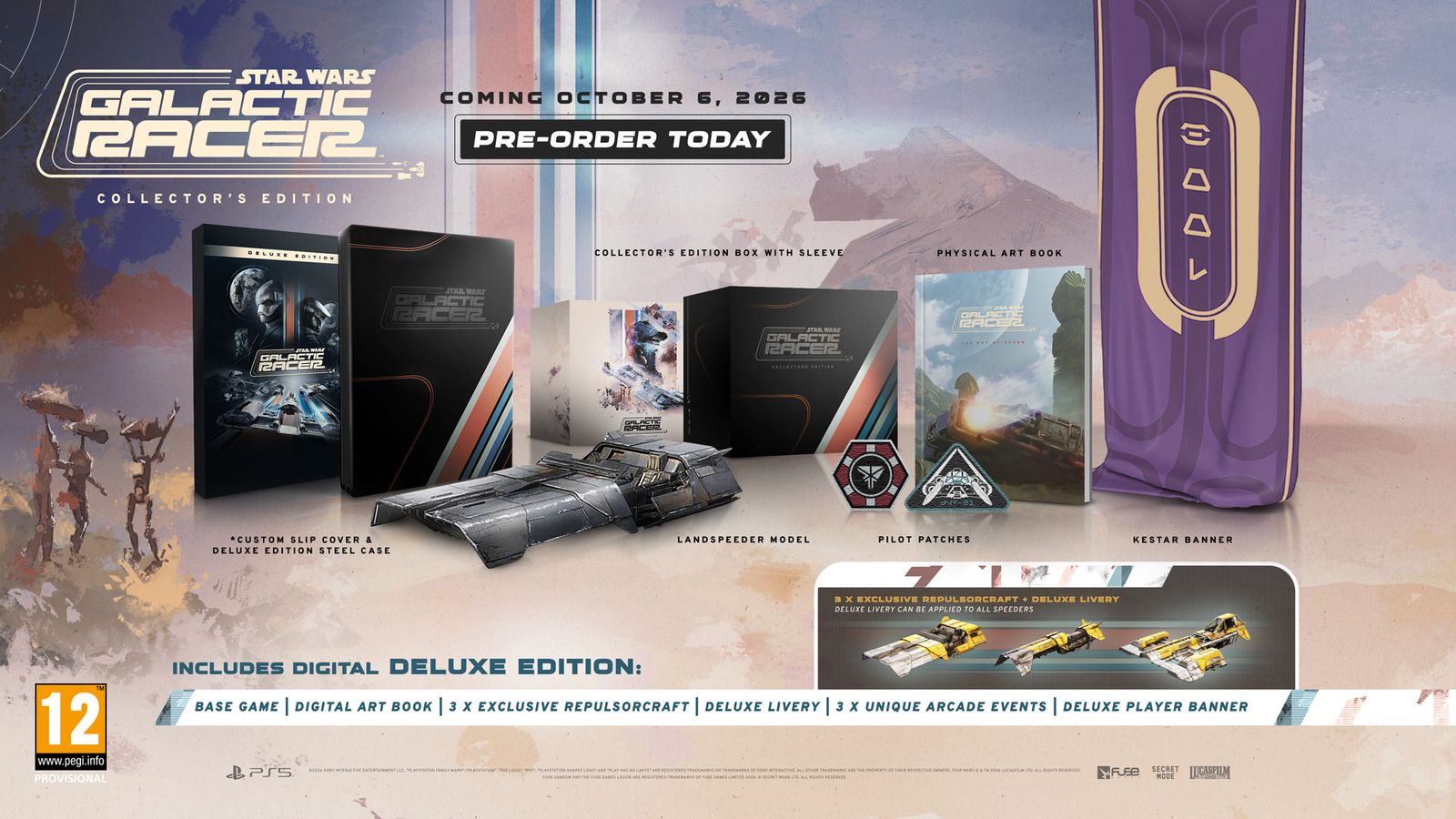 STAR WARS: Galactic Racer - Collector's Edition - PS5 version