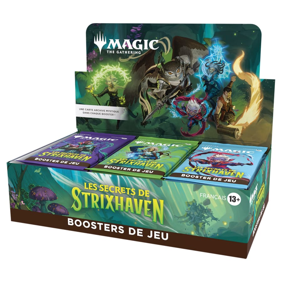 Magic: The Gathering - Display de Boosters de jeu Les secrets de Strixhaven (30 Boosters) - FR