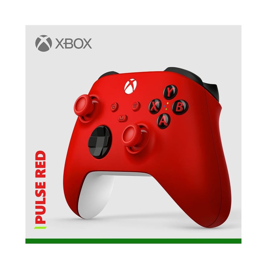 Manette sans fil Xbox Pulse Red pour Xbox Series X|S, Xbox One, Windows 10 et Mobile