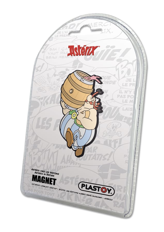 Plastoy - Astérix - Imán Goma de mascar Astérix en Gran Bretaña