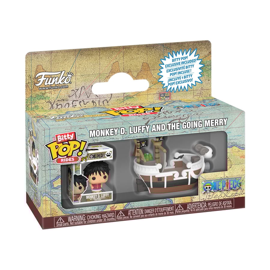 Funko Bitty Pop! Rides: One Piece - Monkey D. Luffy and Going Merry