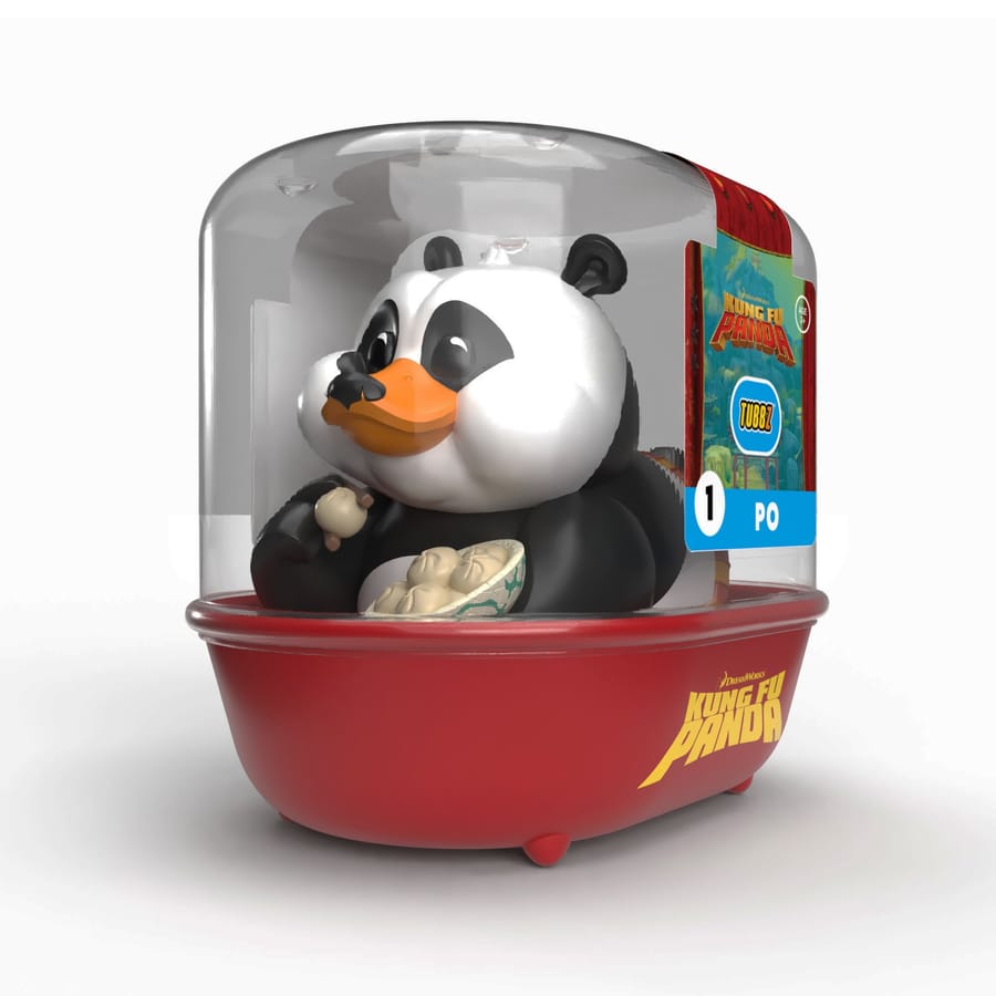 Numskull - TUBBZ Canard de bain - Kung Fu Panda - Po (Première Édition) - 9cm