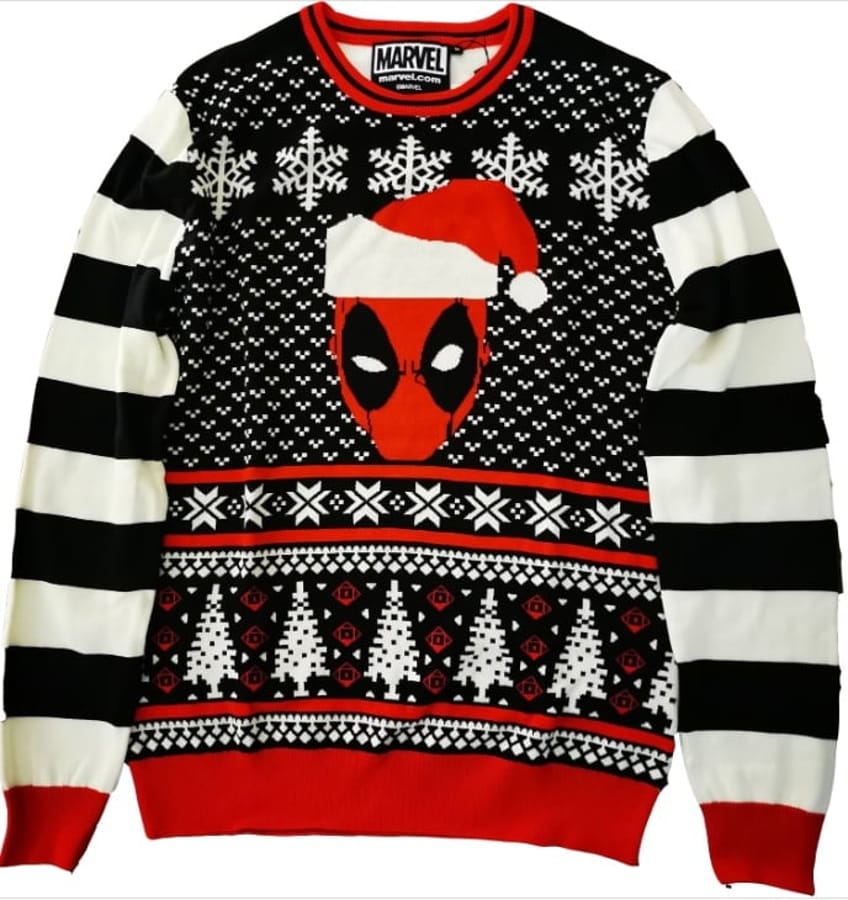 Marvel - Pull de Noël Deadpool S