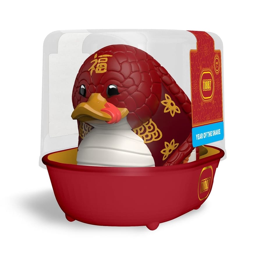 Numskull - TUBBZ Canard de bain - Numskull - Nouvel an chinois "Serpent" (Première Édition) - 9cm