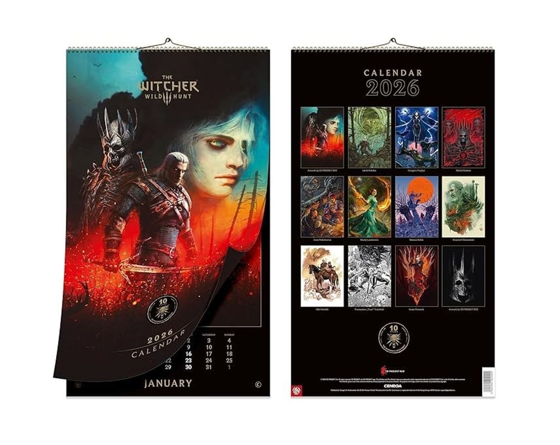 Good Loot - The Witcher 3: Wild Hunt - "10 Years of Killing Monsters" Calendar 2026