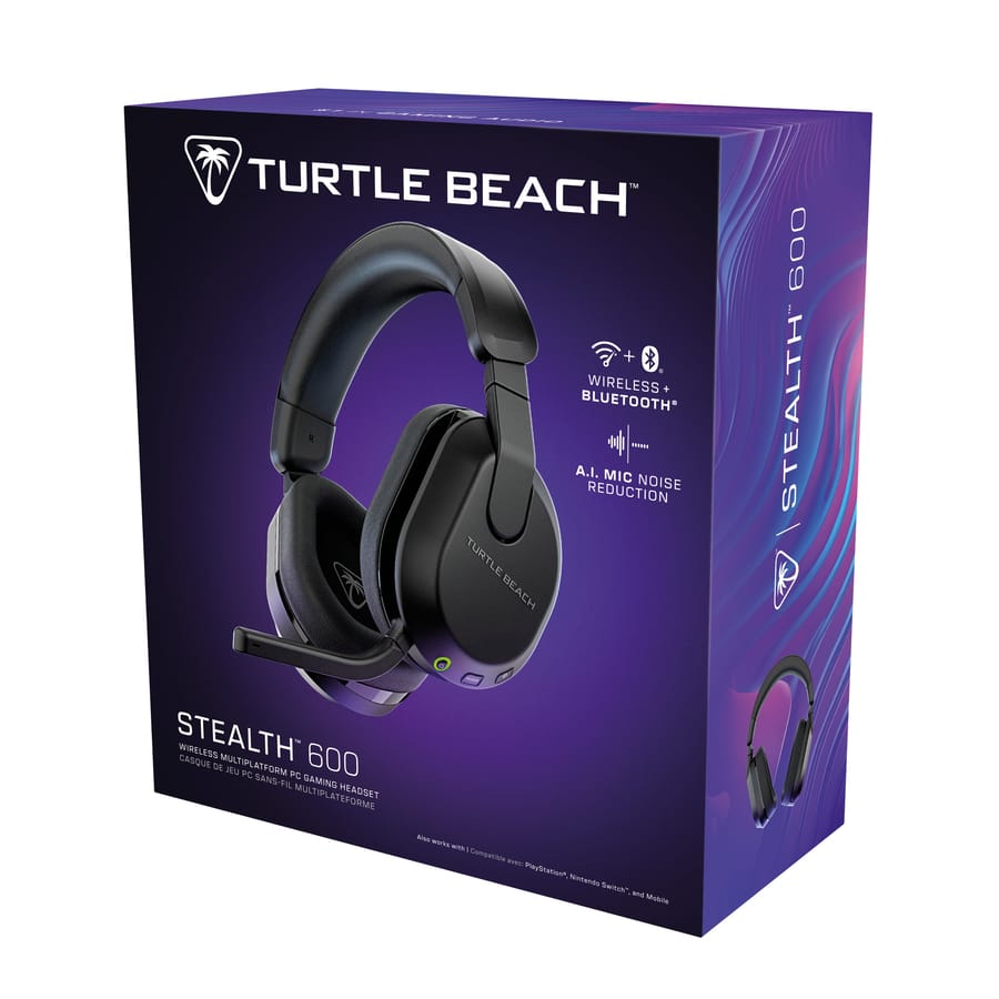 Turtle Beach - Stealth 600 Gen 3 Wireless Gaming Headset Black for Xbox Series, Xbox One, PS5, PS4, Switch, PC & Mobile