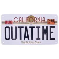 Fanattik Back to the Future - Replica Number Plate Tin Sign retour, vers, le, futur Figures & Replica's