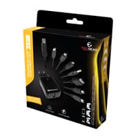 EgoGear EgoGear - SCH7 - 7 in 1 Charging Cable with Fast Euro USB Charger for Consoles, Controllers, Mobile, Tablets  Playstation 3 Accessories  Nintendo 3DS PSVita Playstation 4 Accessoires  Xbox One Nintendo 2DS Smartphones Tablets CABLES New 3DS Nintendo Switch New 2DS Nintendo Switch Lite Playstation 5 Xbox Series X Xbox Series S Nintendo Switch OLED