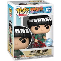Funko Funko Pop! Animation: Naruto Shippuden - Might Guy (White Chrome) - Special Edition Naruto, Shippuden Figurines et répliques