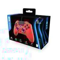 EgoGear EgoGear - SC10 Wired Controller Red with Audio Headset Port for PS4, PS3 & PC  Gamepad Playstation 4 Accessoires