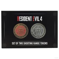 Fanattik Resident Evil 4 - Médaillons de collection "Shooting Range" en Édition Limitée resident, evil Figurer och repliker
