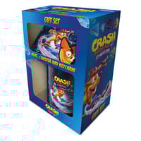Pyramid International Crash Bandicoot 4 - About Time Coffret cadeau Mug, dessous de verre et porte-clés crash, bandicoot Porte-Clef Articles de table et maison