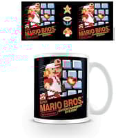 Pyramid International Nintendo Super Mario - Super Mario NES Omslag Mugg Super, Mario nintendo Muggar, koppar och glas